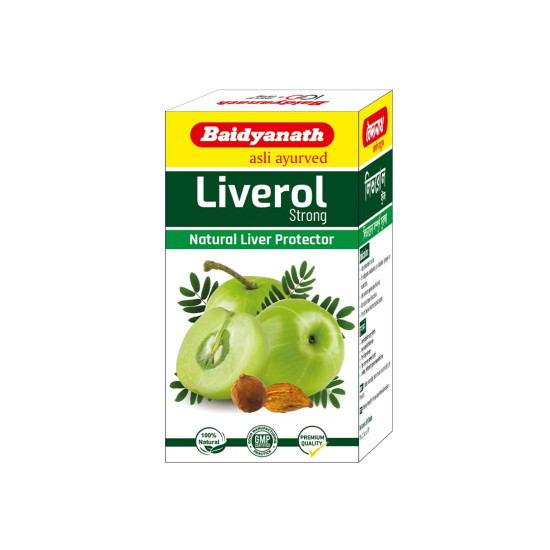 Baidyanath Liverole Strong - 50 Tablets (Pack of 3) | Ayurvedic Herbal Supplement with Kutki, Giloy, Arjuna, Bhringraj & 10+ Herbs for Liver Health