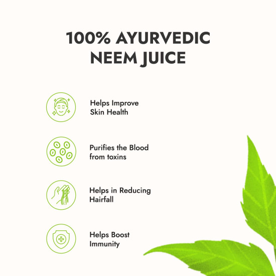 Kapiva Neem Juice | Made with Rajasthani Neem | Helps Boost Immunity and Fight Infections (1L)