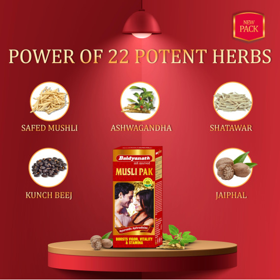 Baidyanath Musli X - Made with Pure Safed Musli for Strength and Vitality - 30 capsules