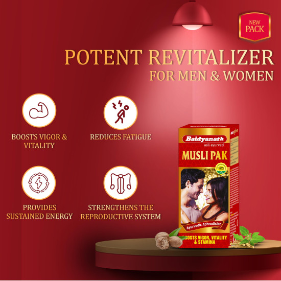 Baidyanath Musli X - Made with Pure Safed Musli for Strength and Vitality - 30 capsules