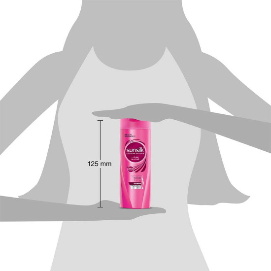 Sunsilk Lusciously Thick and Long Shampoo, 80ml - 2x Thicker Hair