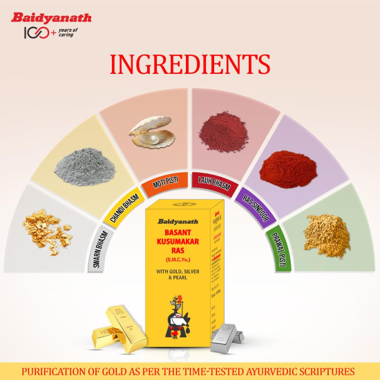Baidyanath Basantkusmakar Ras - 25 Tablets