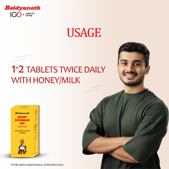 Baidyanath Basantkusmakar Ras - 25 Tablets
