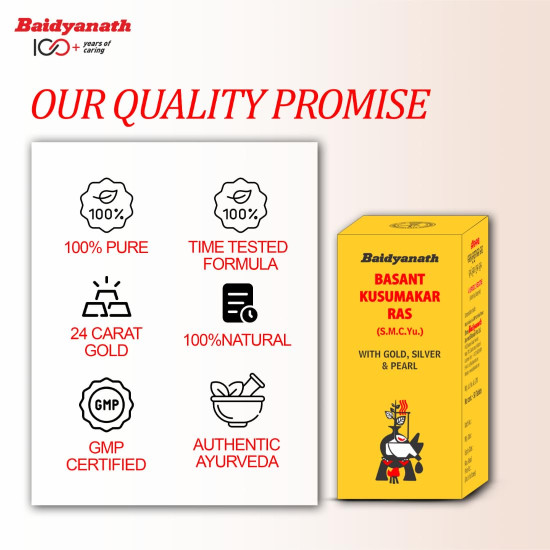 Baidyanath Basantkusmakar Ras - 25 Tablets