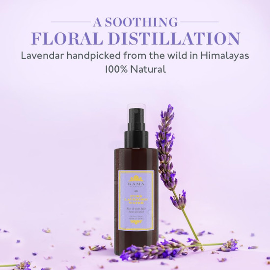 Kama Ayurveda Pure Lavender Water, 50ml - Soothing & Refreshing