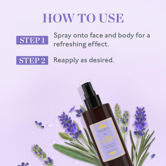 Kama Ayurveda Pure Lavender Water, 50ml - Soothing & Refreshing