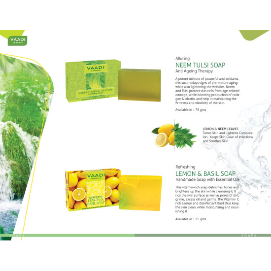 Vaadi Herbals Luxurious Shower Gel - Saffron Infused for Radiant Skin