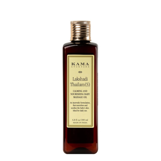 Kama Ayurveda Ayurvedic Baby Oil Lakshadi Thailam 200ML - Gentle Care for Your Baby's Skin