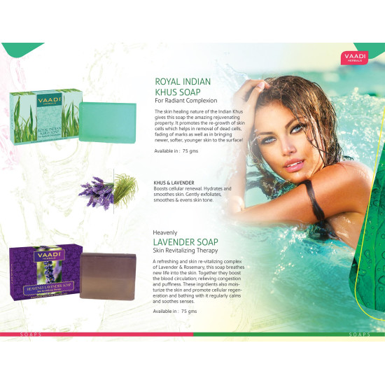 Vaadi Herbals Heavenly Shower Gel - Rejuvenate with Lavender & Rosemary