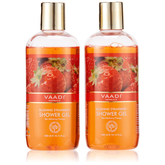 Vaadi Herbals Blushing Strawberry Shower Gel - Vitamin C Enriched