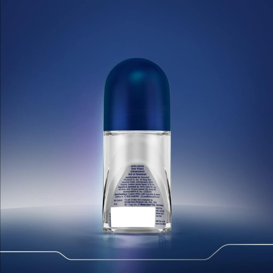 NIVEA MEN Silver Protect Roll On - 48h Antibacterial Protection