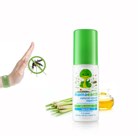 Mamaearth Natural Insect Repellent for Babies - DEET Free Protection