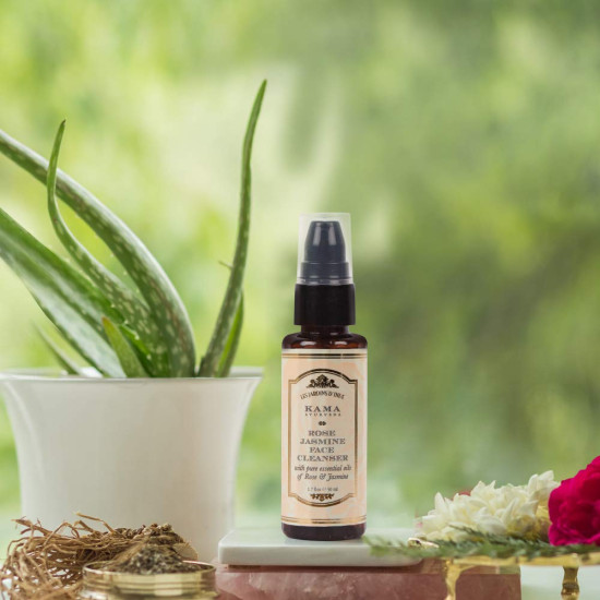 Kama Ayurveda Rose Jasmine Face Cleanser - Gentle Natural Cleanser