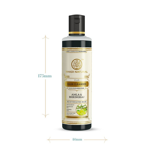 Khadi Natural Amla & Bhringraj Shampoo - Control Dandruff & Hair Fall