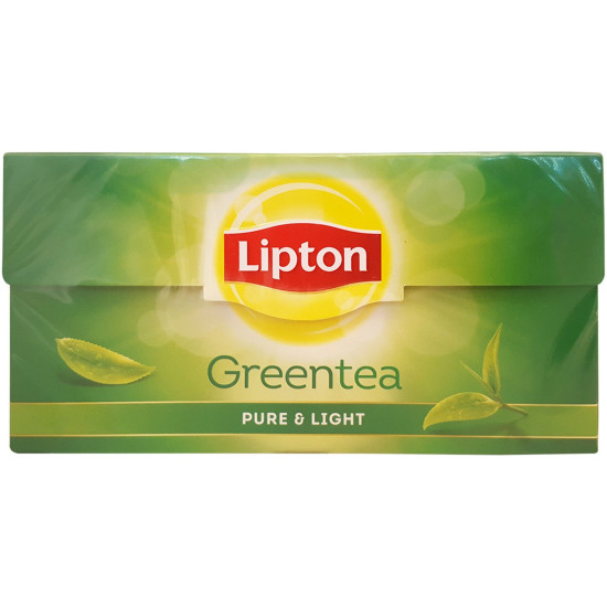 Lipton Green Tea Bags - Pure and Light, Refreshing Zero Calorie Beverage