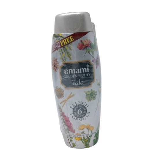 Emami Talc - Golden Beauty, 2x100g Bottle - Enchanting Fragrance