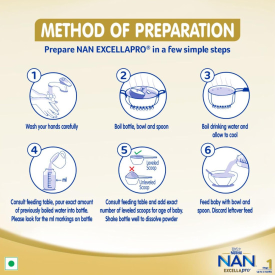Nestlé Nan Excella Pro 1 Infant Formula - Probiotic Enriched