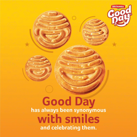 Britannia Good Day Cashew Cookies - Delightful Nutty Flavor