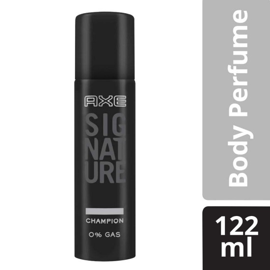 AXE Signature Champion Body Perfume, 122ml - Long-lasting Citrus Fresh Fragrance