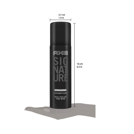 AXE Signature Champion Body Perfume, 122ml - Long-lasting Citrus Fresh Fragrance