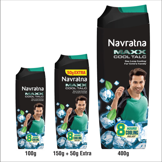 Navratna Cool Talc Mint Fresh - Instant Cooling Relief