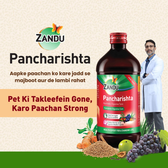 Zandu Pancharishta 450ml - Ayurvedic Tonic for Digestive Health Zandu Pancharishta 450ml - Ayurvedic Tonic for Digestive Health