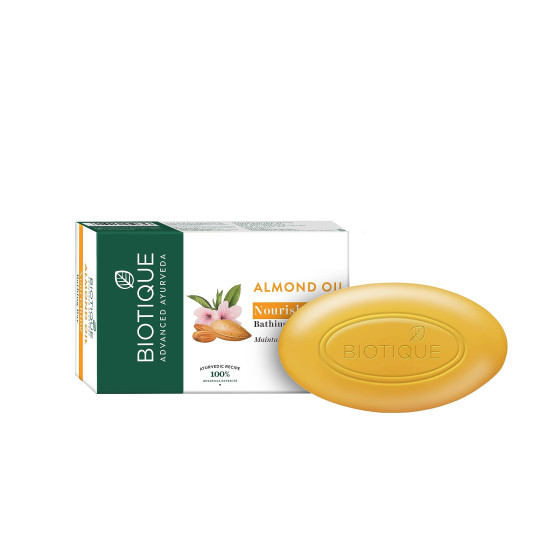 Biotique Almond Oil Soap - Nourishing and Gentle Cleansing