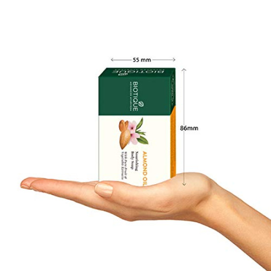 Biotique Almond Oil Soap - Nourishing and Gentle Cleansing