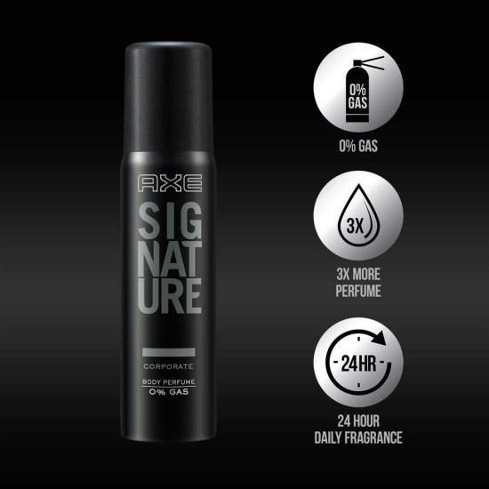 Axe Signature Corporate Body Perfume, 122ml - Long-lasting Fragrance