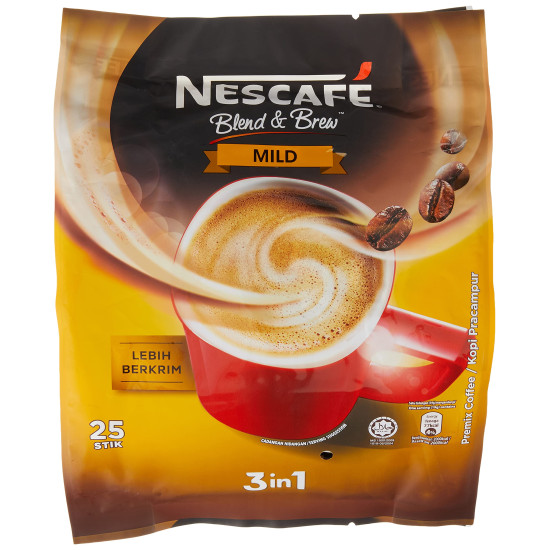 Nescafé Blend Brew 3-in-1 Mild Coffee - Smooth & Aromatic