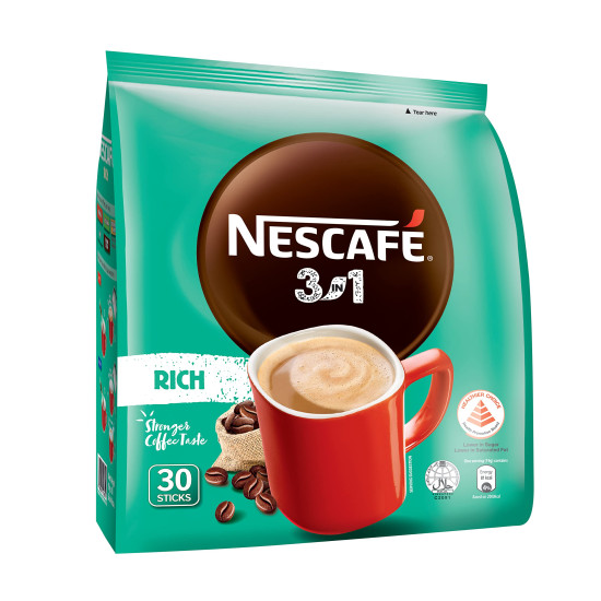 Nescafe 3 in 1 Rich Coffee Powder - Instant Convenience