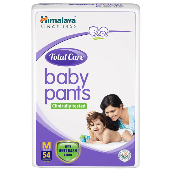 Himalaya Total Care Baby Pants Diapers, Medium - Ultimate Comfort & Protection