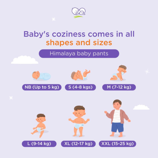 Himalaya Total Care Baby Pants Diapers XL - Anti-Rash Shield