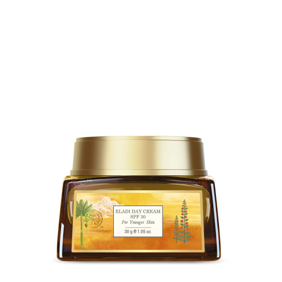 Forest Essentials Eladi Day Cream with SPF 30 - Ayurvedic Cooling Face Cream