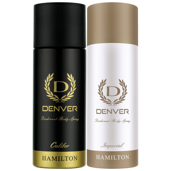 DENVER Caliber Deo + Imperial Deo - Long Lasting Fragrance for Men