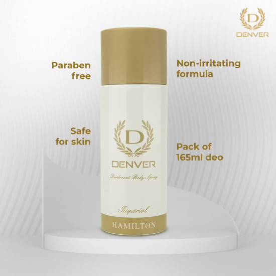 DENVER Caliber Deo + Imperial Deo - Long Lasting Fragrance for Men