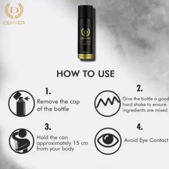 DENVER Caliber Deo + Imperial Deo - Long Lasting Fragrance for Men