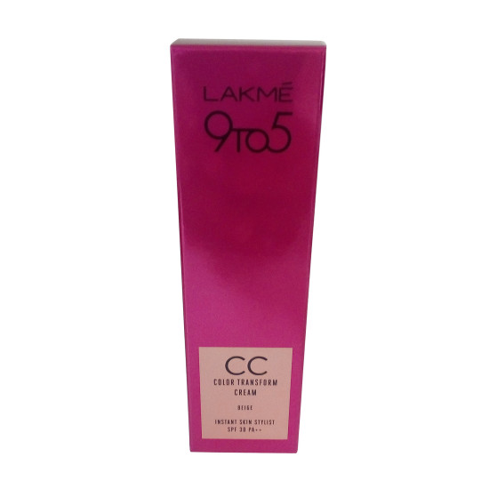 Lakmé 9 to 5 CC Colour Transform Cream - Instant Skin Stylist