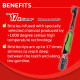 Colgate 360 Charcoal Battery Powered Electric Toothbrush Replacement Heads - Advanced Cleaning
