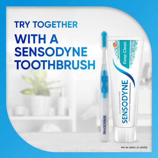 Sensodyne Deep Clean 70g Toothpaste - Advanced Cleaning & Lasting Freshness