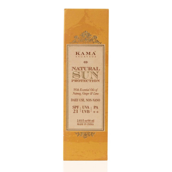 Kama Ayurveda Sun Protection SPF-21 - Natural Oil for Skin Care