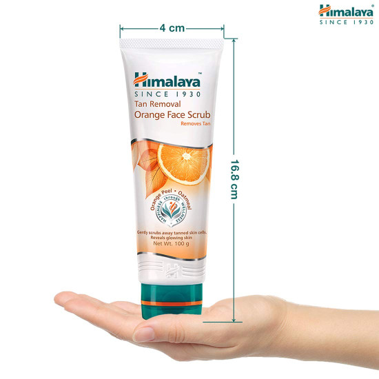 Himalaya Tan Removal Orange Face Scrub - Gentle Exfoliating Skincare