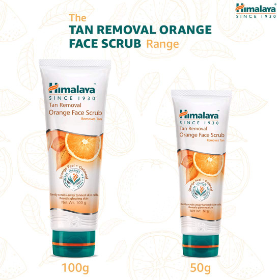 Himalaya Tan Removal Orange Face Scrub - Gentle Exfoliating Skincare