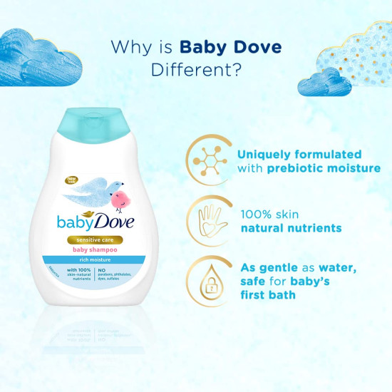 Baby Dove Shampoo 200 ml - Gentle Care for Baby's Soft Hair