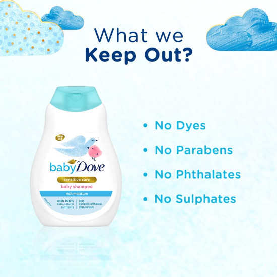 Baby Dove Shampoo 200 ml - Gentle Care for Baby's Soft Hair