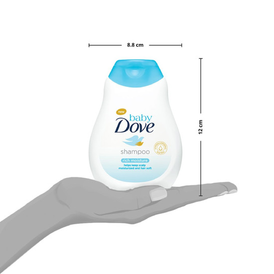 Baby Dove Shampoo 200 ml - Gentle Care for Baby's Soft Hair