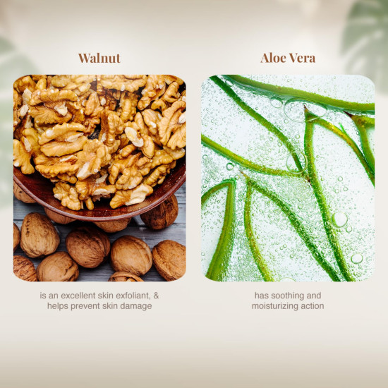 VLCC Walnut Face Scrub - 80g (Pack of 2) | Moisturizing & Exfoliating