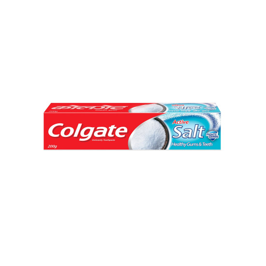Colgate Toothpaste Active Salt - Fight Hidden Germs for Strong Teeth