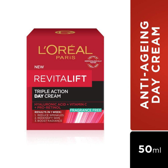 L'Oreal Paris Revitalift Laser x3 Day Cream - Triple Action Anti-Aging L'Oreal Paris Revitalift Laser x3 Day Cream - Triple Action Anti-Aging