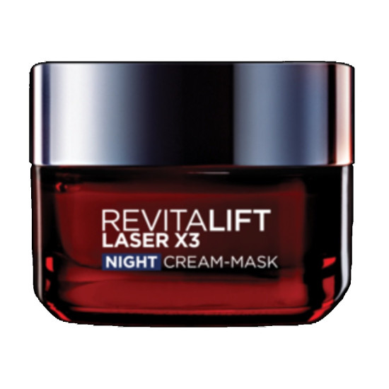 L'Oreal Paris Revitalift Laser X3 Night Cream Mask - Anti-Aging & Skin Renewal
